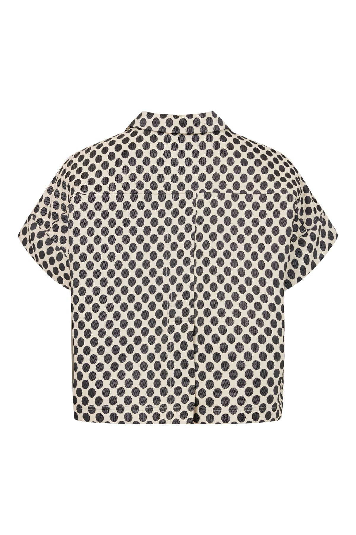 Noen Short textured jacket with polka dot print 87128