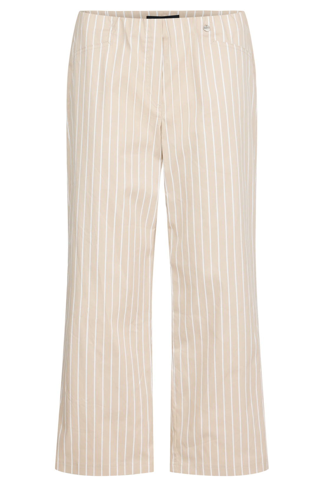 Robell EFI Cotton wide leg pin stripe 7/8 trousers 51679 55086