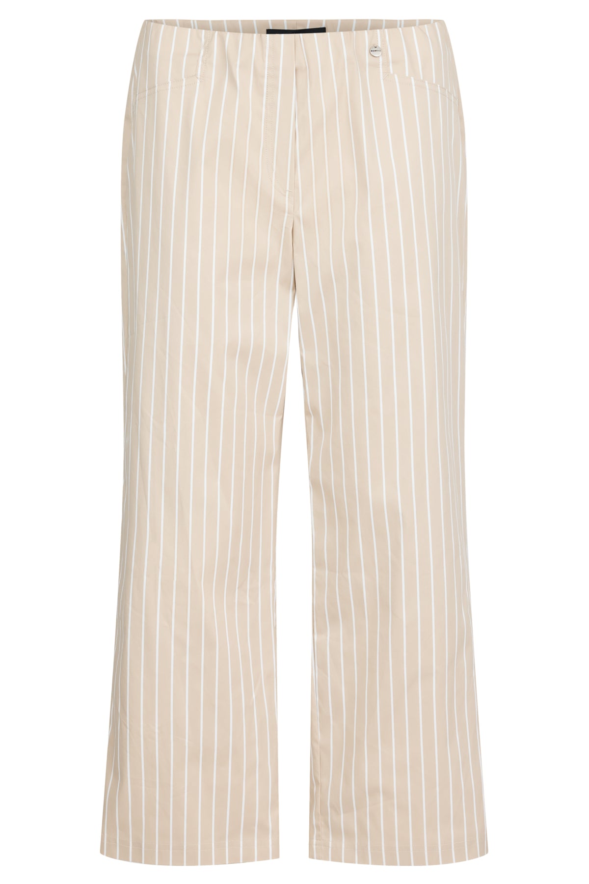 Robell EFI Cotton wide leg pin stripe 7/8 trousers 51679 55086