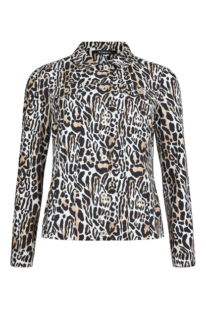 Robell Happy Jacket in Animal Print 56709 55157