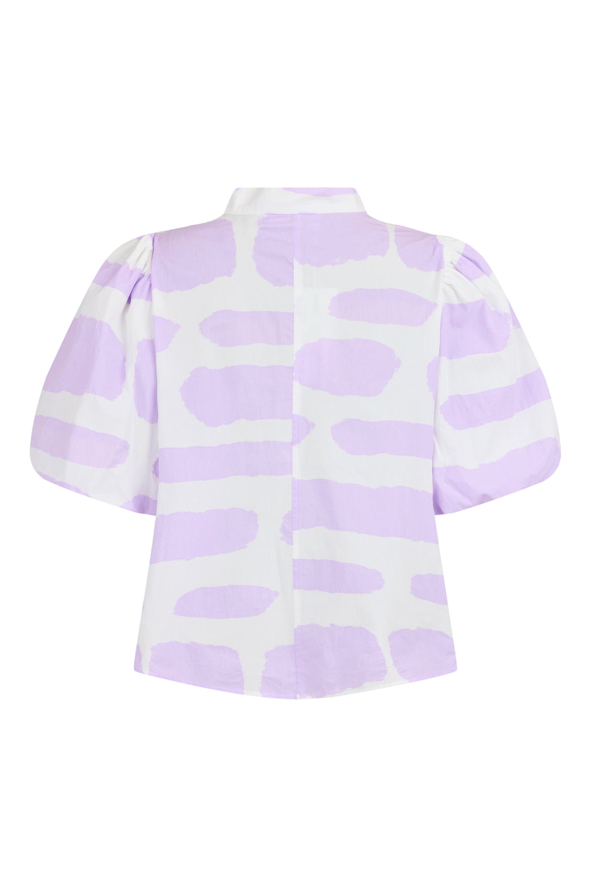 Noen Lavander print Blouse with drawstring detail  86291