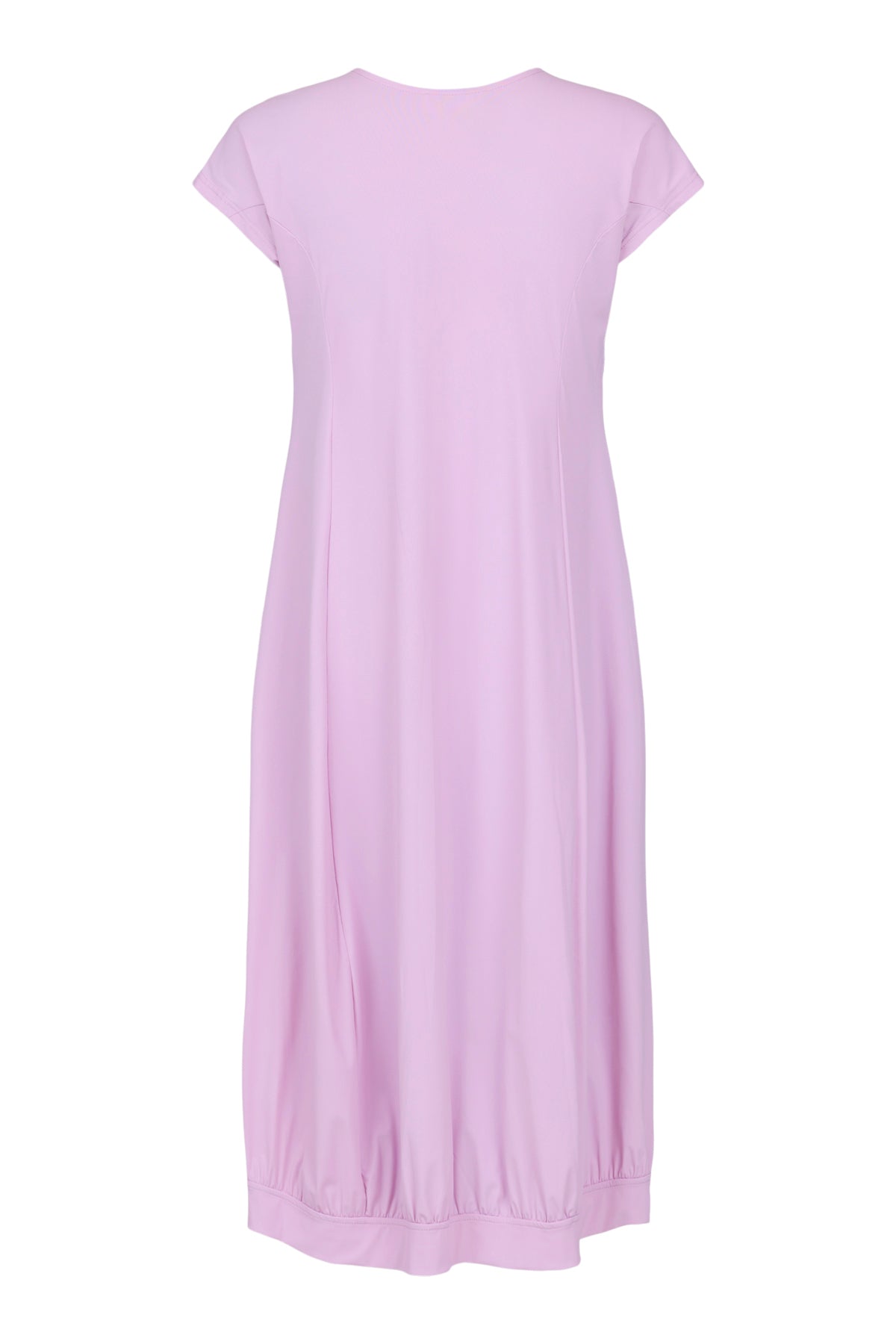 Noen Travel Fabric Round Neck Dress in Lavender or Black 88635