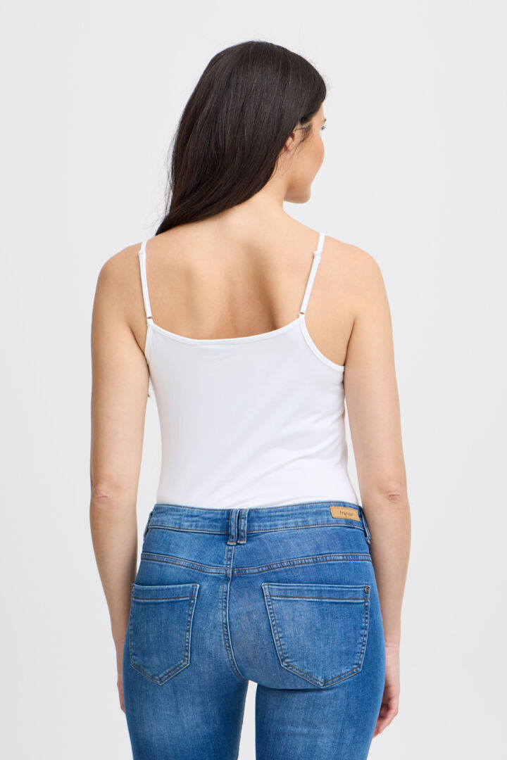 Fransa  microfibre cami in White 600239