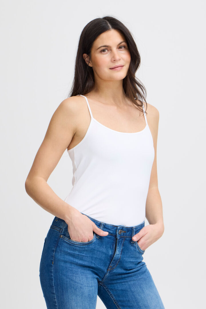 Fransa Microfibre  Cami 00239 Cream