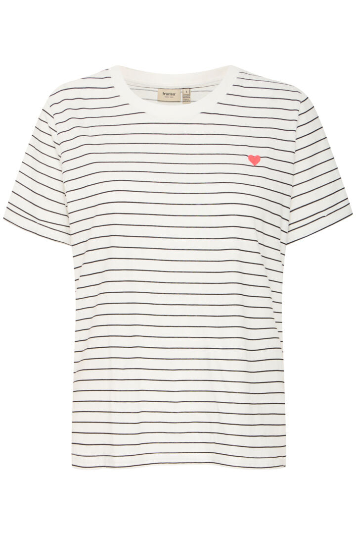 Fransa Amora Cotton T Shirt 20615521