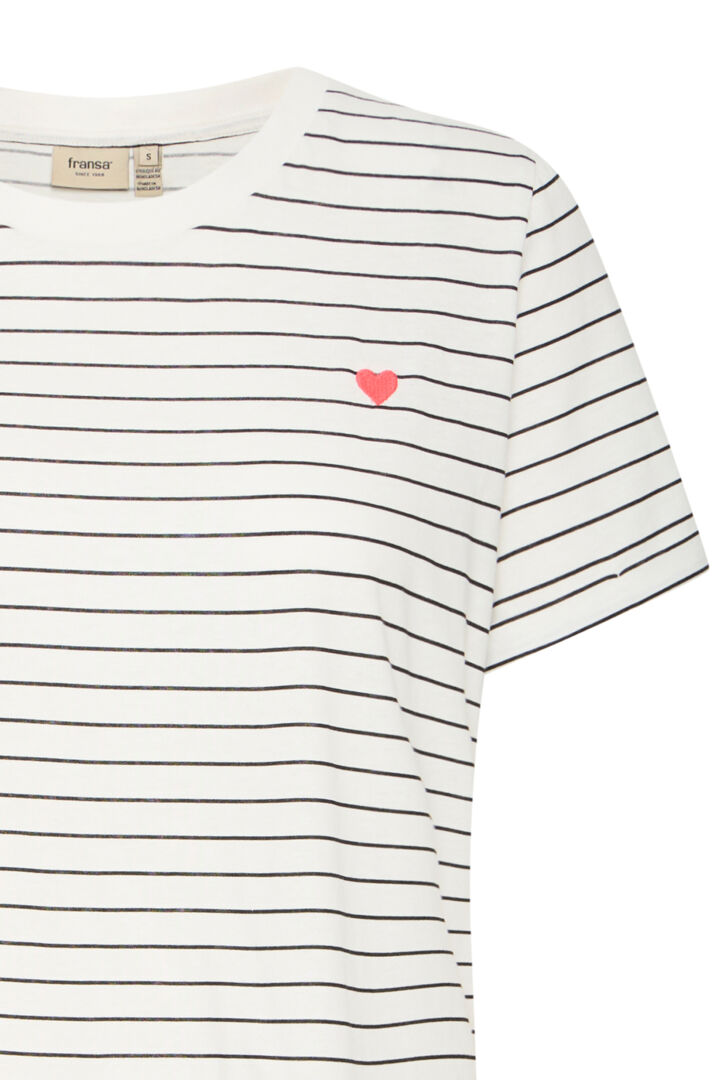 Fransa Amora Cotton T Shirt 20615521