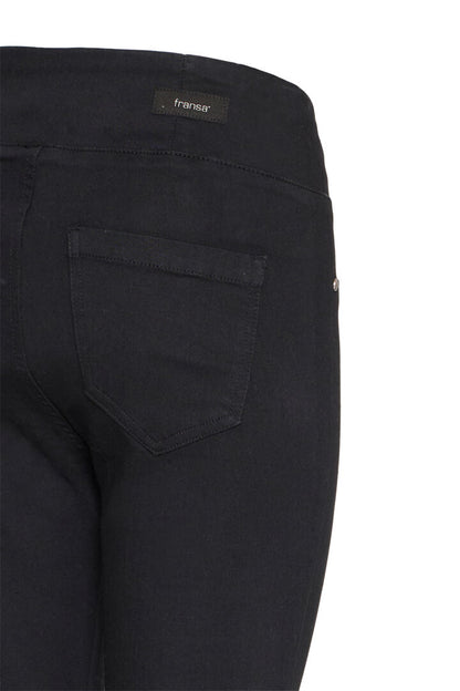 Fransa Black Denim High waist  Jeggings 20614928