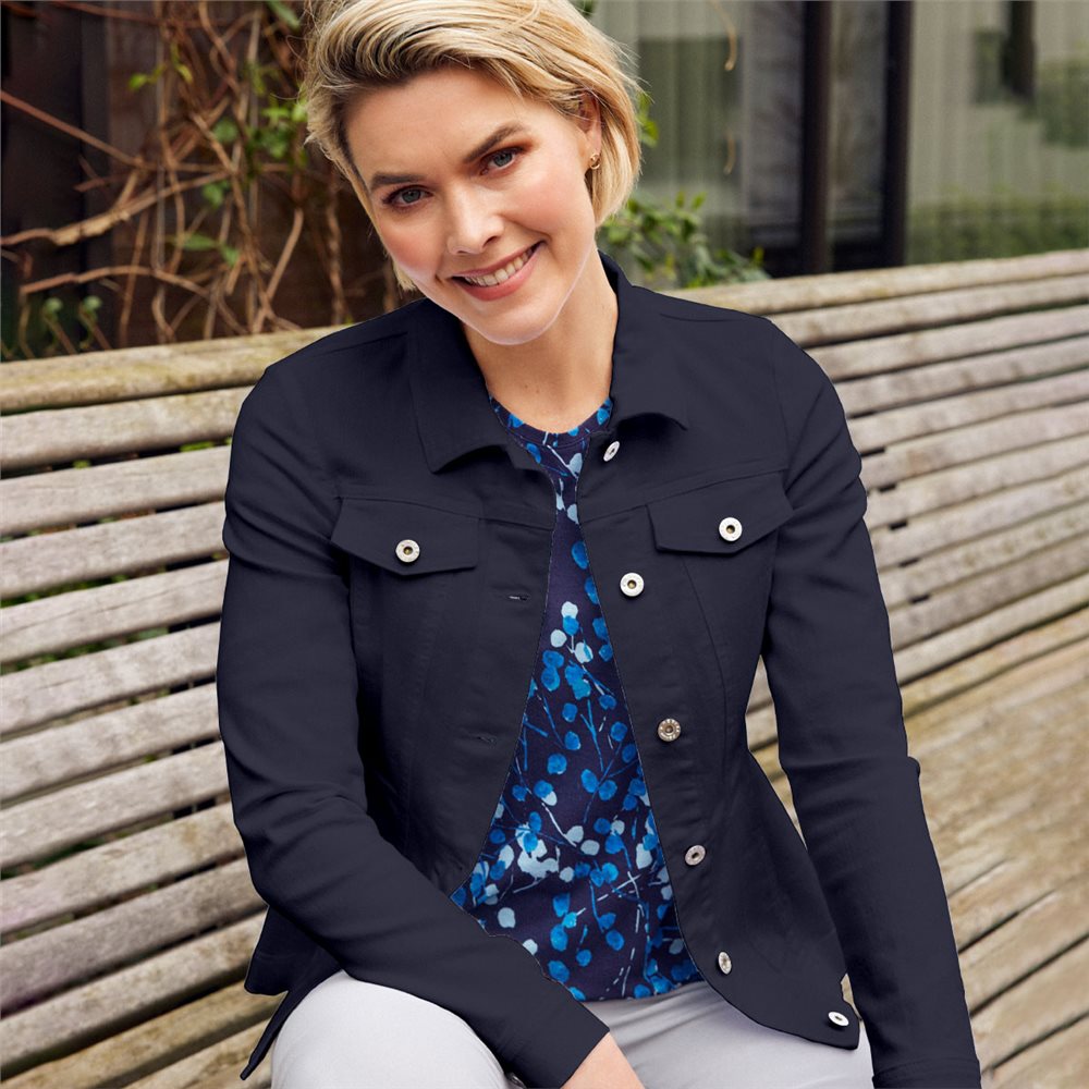 Robell Happy Jacket in Navy
