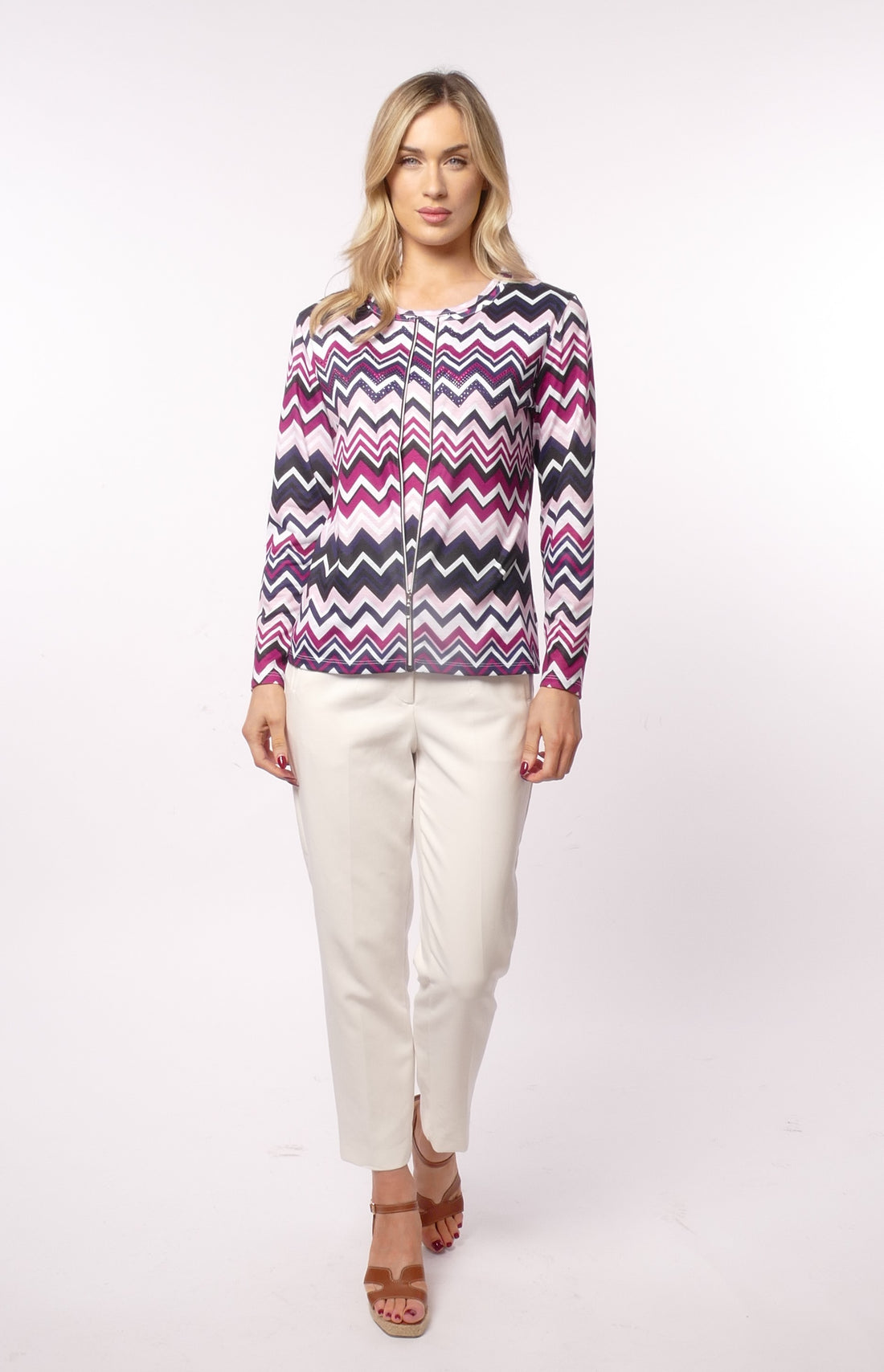 Libra Twin set in Chevron print Ltp1900