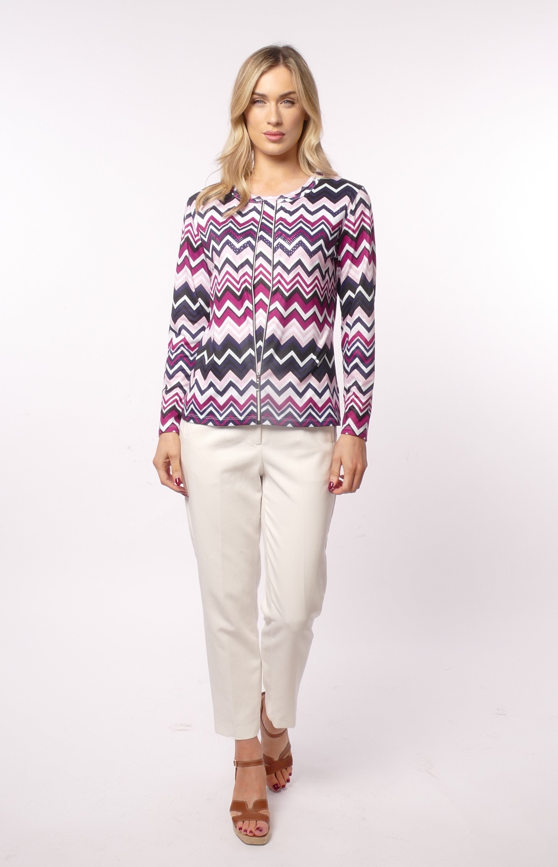 Libra Twin set in Chevron print Ltp1900