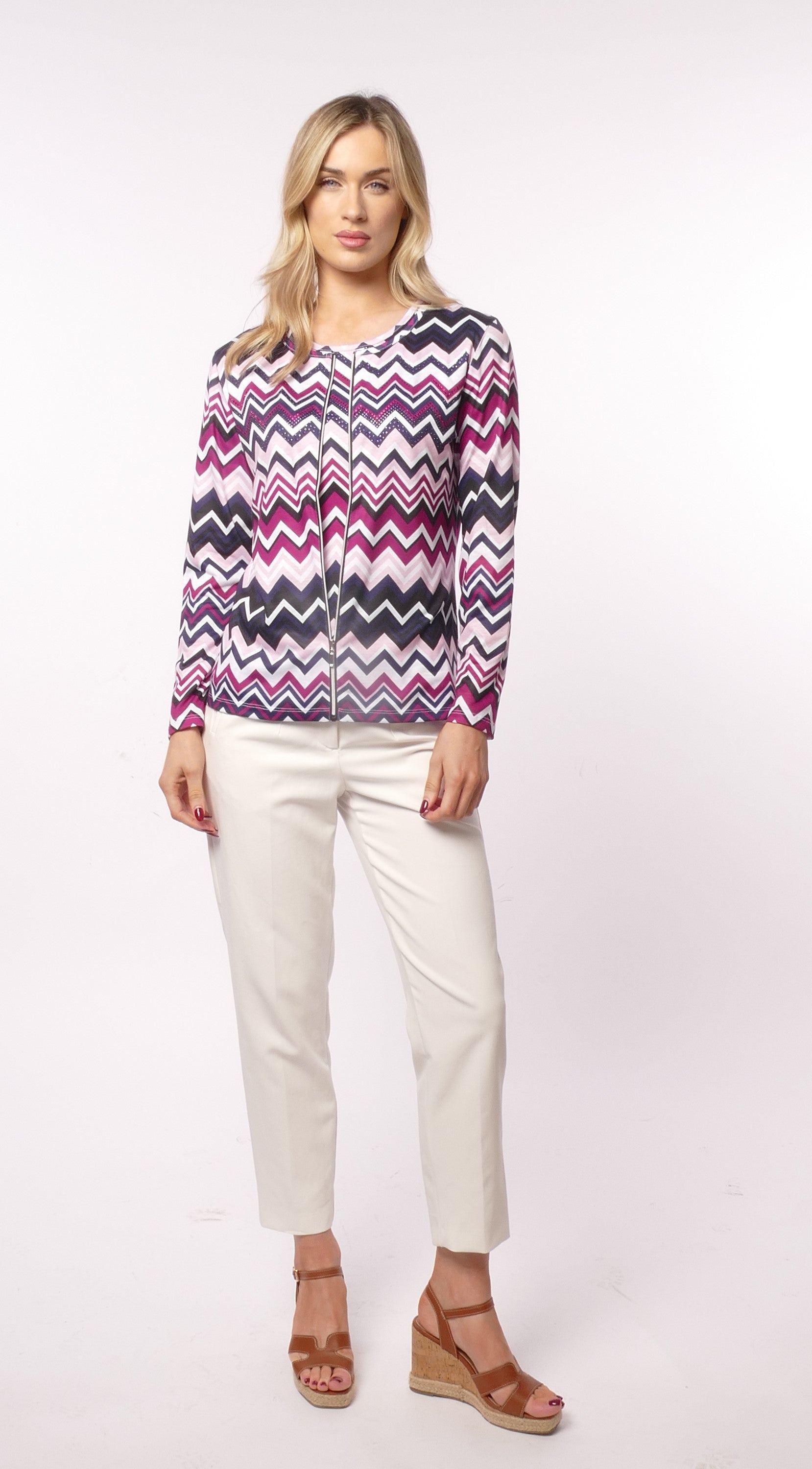 Libra Twin set in Chevron print Ltp1900