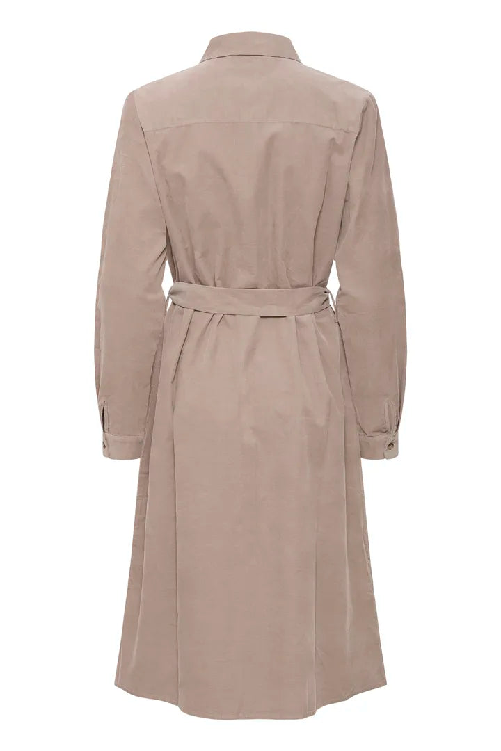 Fransa fine cord shirt dress. 20617012