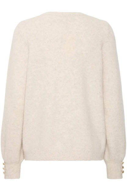 Fransa Ellen Knit Jumper with pretty lace detail 20617083