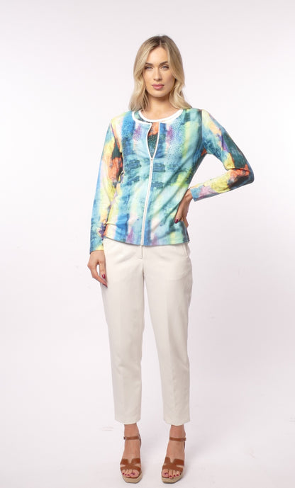 Libra Summer Twin Set in Blue Multi Print Ltp1913