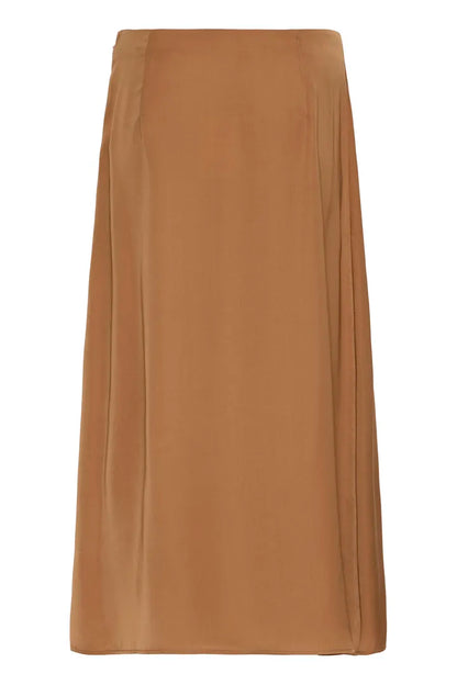 B young Tan Midi Length Slip Skirt 0818097