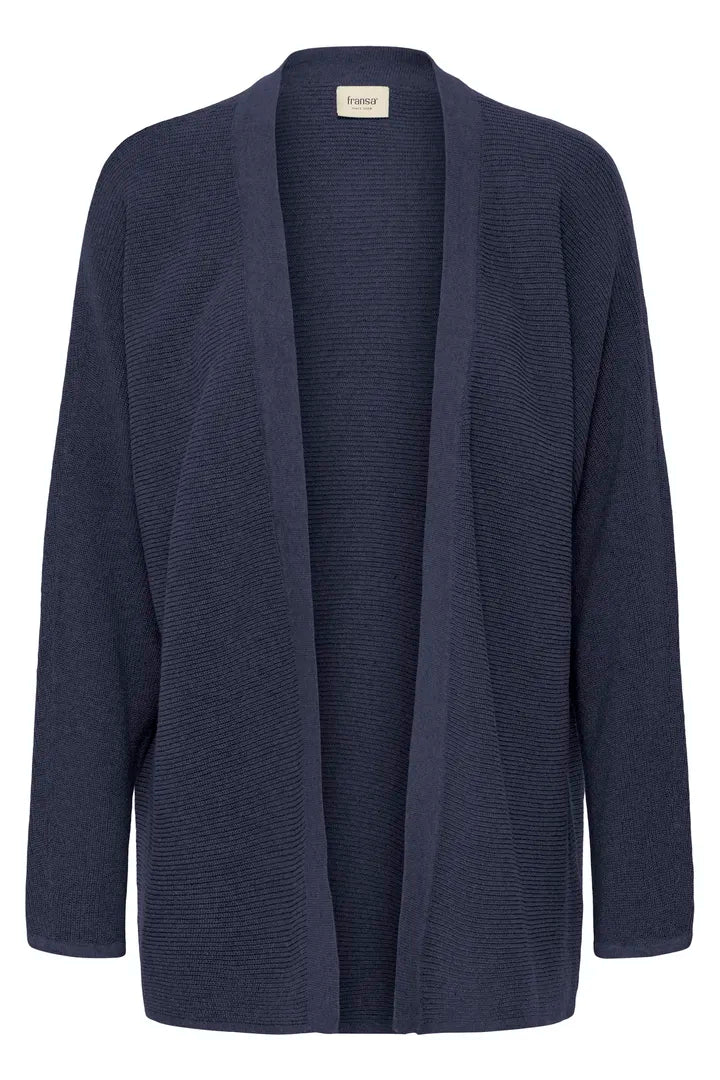 Fransa Long Cardigan in Cream or Navy 20615536
