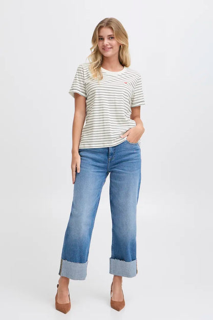 Fransa Amora Cotton T Shirt 20615521