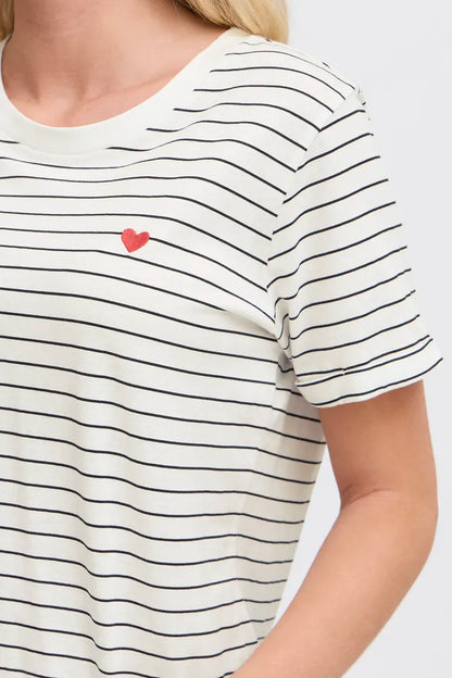 Fransa Amora Cotton T Shirt 20615521