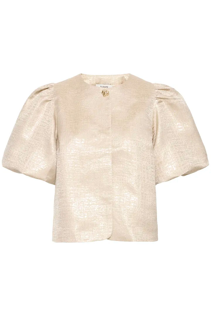 Byoung Dariella jacket with puff sleeve in Gold 20818387