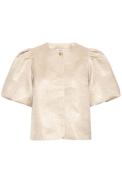 Byoung Dariella jacket with puff sleeve in Gold 20818387