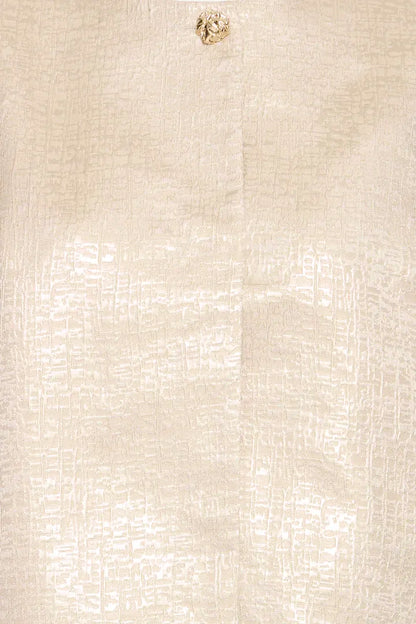 Byoung Dariella jacket with puff sleeve in Gold 20818387