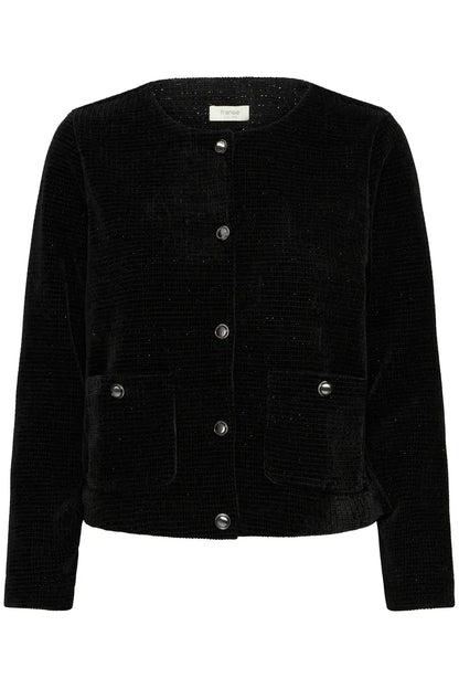 Fransa Chanel Sparkle Soft Jacket in Black  20617366