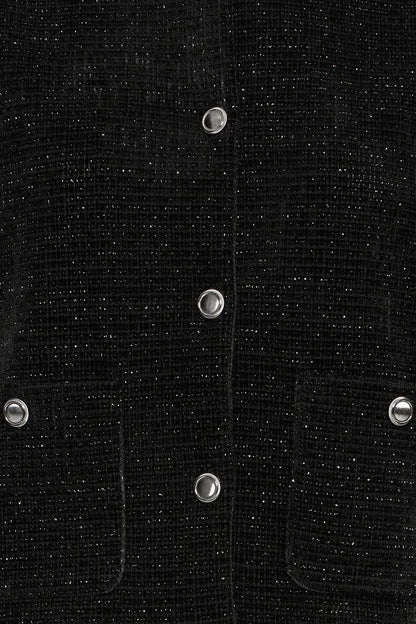 Fransa Chanel Sparkle Soft Jacket in Black  20617366