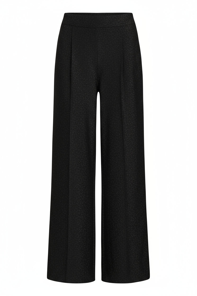 Byoung Black Straight leg shimmer trousers 20818312