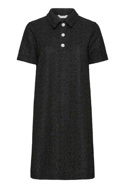 Byoung Tweed look Knit Shift Dress with Sparkle 20818236