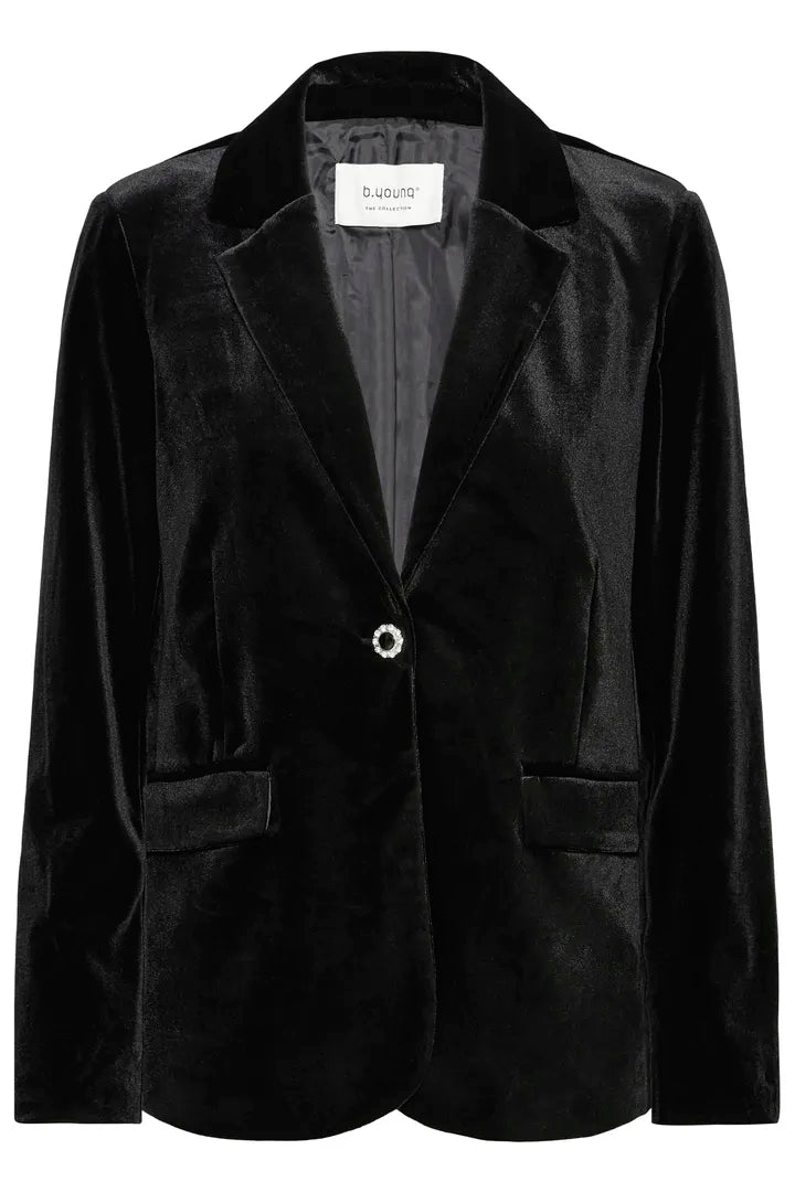 Byoung Black Velvet Blazer