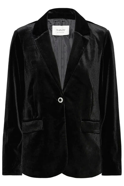 Byoung Black Velvet Blazer