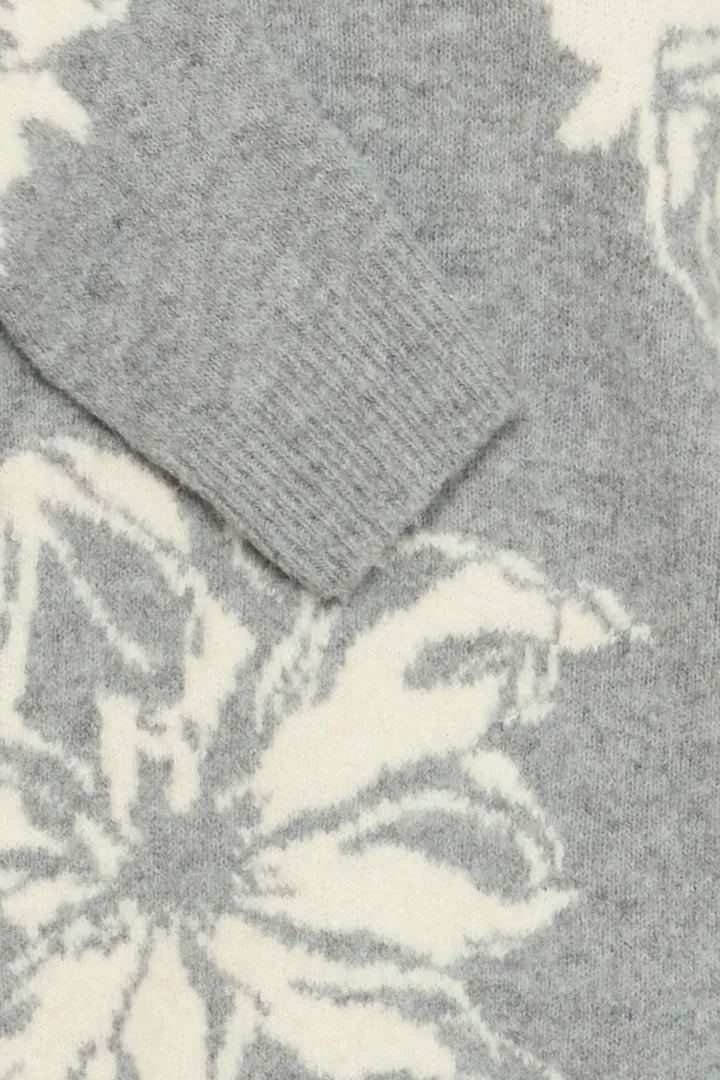 Byoung grey flower knit  20817100