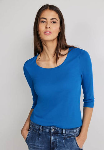 Street One Double Layered scoop neck T Shirt 17659