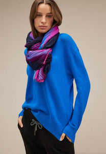 Long Pleated Scarf