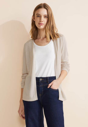 Street One Summer weight Cardigan in Navy or Sand 321103