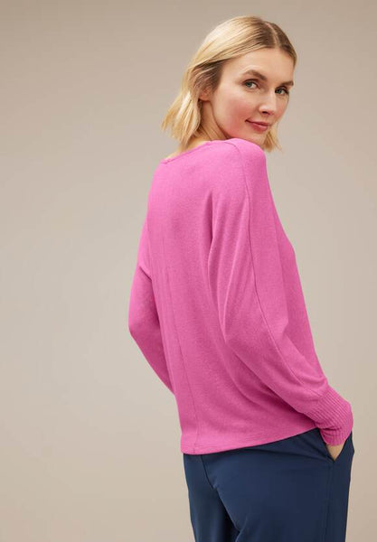 Street one V Neck Supersoft Knit in cosy Pink