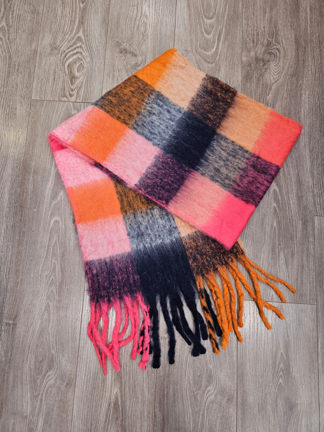 supersoft check scarf