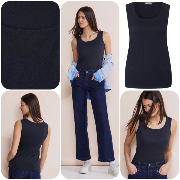 Street One Double layer Basic Vest top.  All Colours 321270