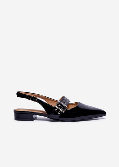 Metro Chic Studded Flats
