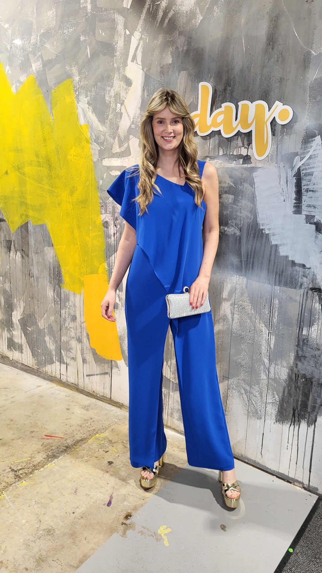 Kate Cooper Jumpsuit with over frill section  Kcs25152