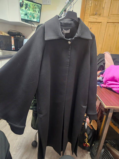 Libra Black Cape Coat Lc1757