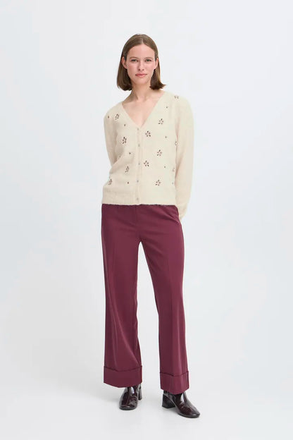 Byoung v neck embroidery cardigan 20817102