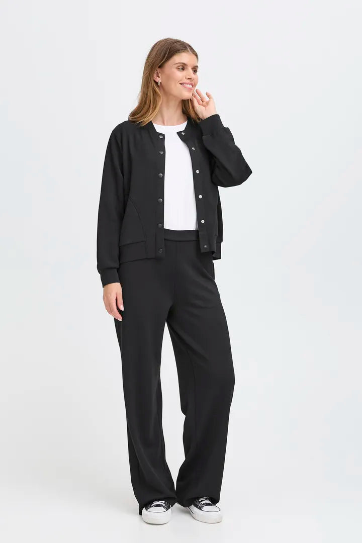 Aurora Supersoft casual Jacket in Black