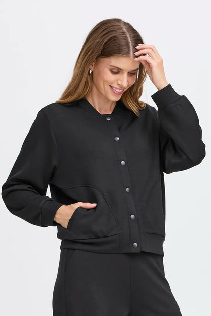 Aurora Supersoft casual Jacket in Black