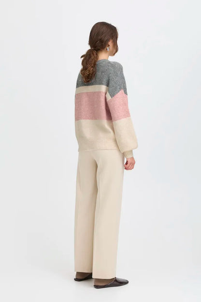 Byoung supersoft colour block knit  20817103