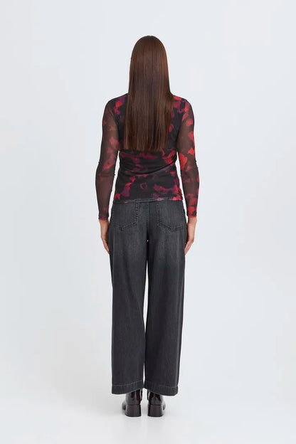 Fransa Paloma Mesh Top