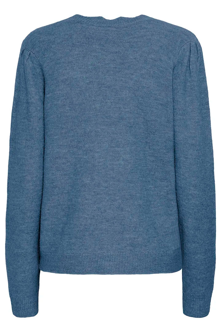Fransa Scalloped edge V Neck Cardigan 20615989