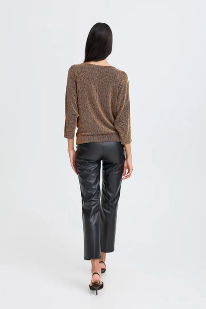 Byoung Shiloh Batwing Shimmer top in Gold or Silver 20818276