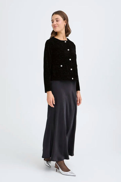 Fransa Chanel Sparkle Soft Jacket in Black  20617366