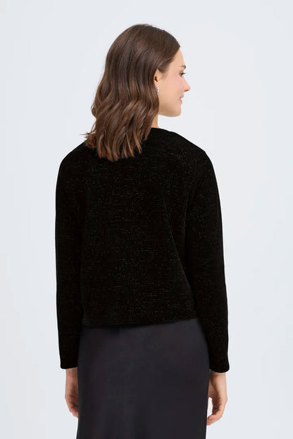 Fransa Chanel Sparkle Soft Jacket in Black  20617366